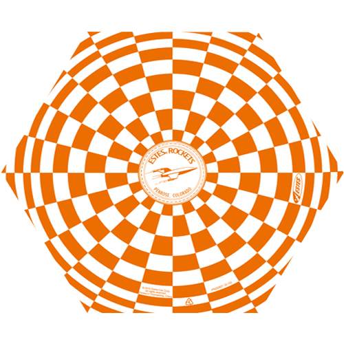 ESTES 2264 Model Rocket Recovery 12" Plastic Parachute