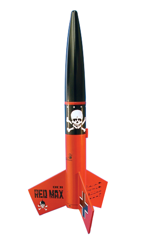 ESTES 651 Der Red Max Model Rocket Kit (Skill Level 1)