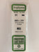 Evergreen 371 White Styrene Strips .080 x .375 x 24 (8 Pack)