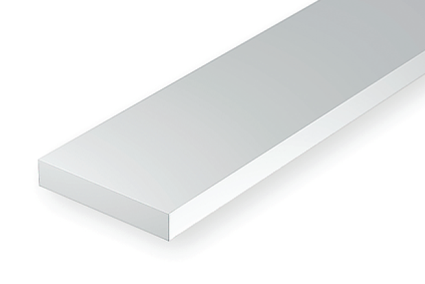 Evergreen 376 White Styrene Strips .100 x .125 x 24 (11 Pack)