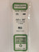 Evergreen 376 White Styrene Strips .100 x .125 x 24 (11 Pack)