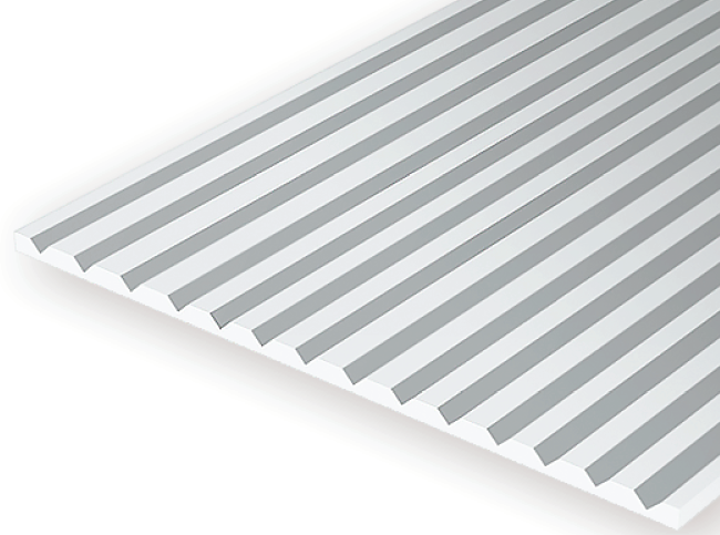 Evergreen Scale Models 2040 Styrene V-Groove .020 x 6 x 12,.040"