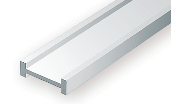 Evergreen Scale Models 279 Styrene I-Beam 3/8" (2 Pack)
