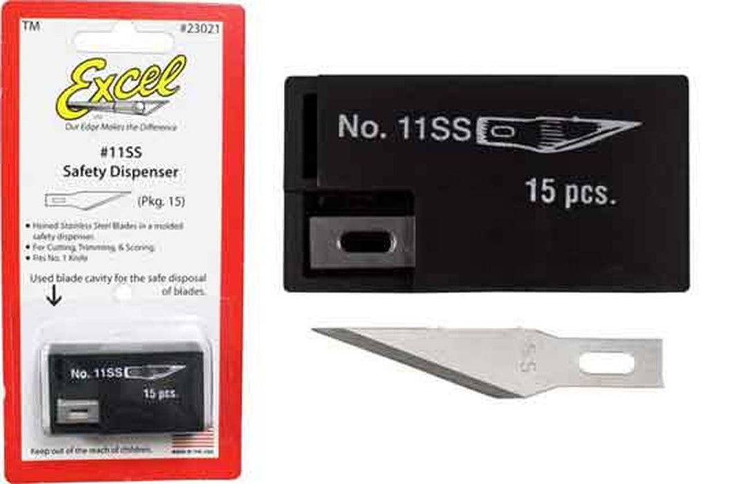 Excel 23021 #11 Blade Dispenser with 15 Blades