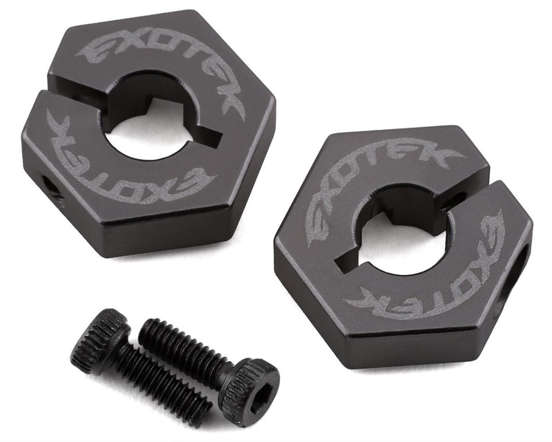 Exotek 2055 Grey Aluminum Hex Set for Tenacity and Lasernut