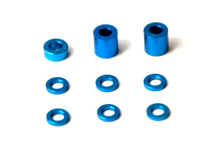 Exotek R4014 1/10 F1 Ultra Aluminum Spacers Set