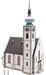 Faller 130490 HO Scale Village Church with 2 Steeple Options Kit