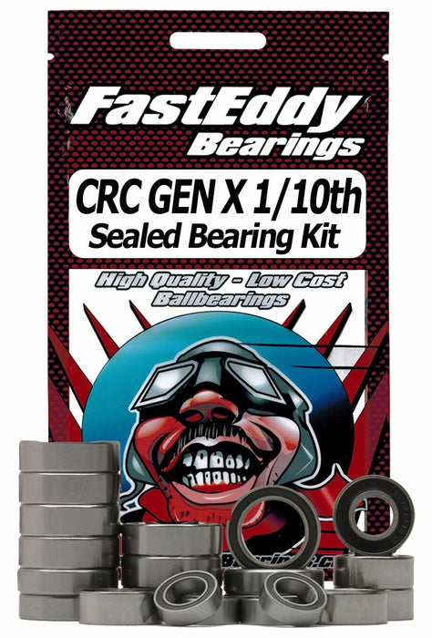 Fast Eddy Bearings TFE2637 Calandra Racing Concepts CRC Gen X 1/10 Sealed Bearing Kit