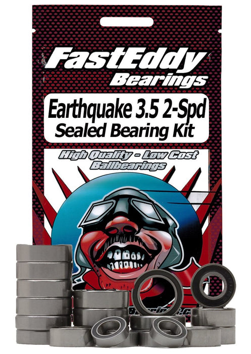Fast Eddy Bearings TFE4238 Redcat Earthquake 3.5 Rubber Sealed Bearing Kit