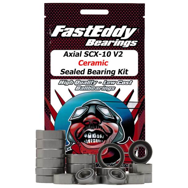 Fast Eddy Bearings TFE4590 Axial SCX10 II (V2) Ceramic Bearing Kit