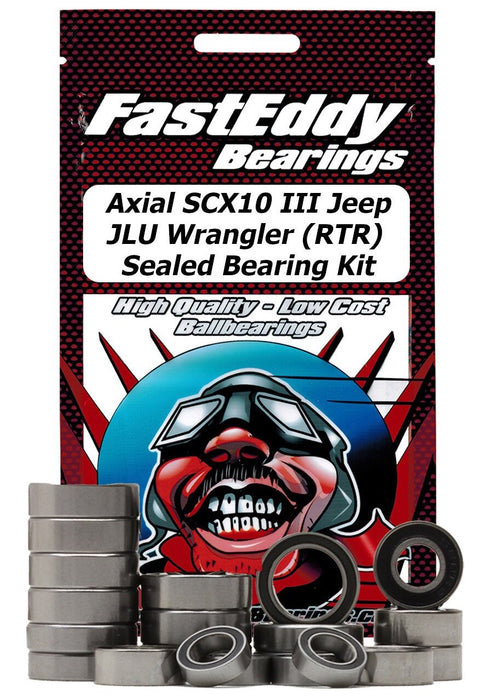 Fast Eddy Bearings TFE6103 Axial SCX10III RTR Version Bearing Kit