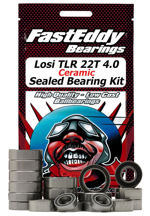 Fast Eddy Bearings TFE6292 TLR 22T 4.0 Ceramic Sealed Bearing Kit