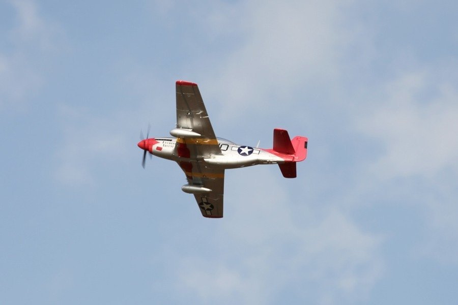 FMS FMM008PRT P-51D Mustang Red Tail PNP 1400M Electric Airplane