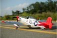 FMS FMM008PRTX P-51D Mustang Red Tail PNP 1400M Electric Airplane with Reflex