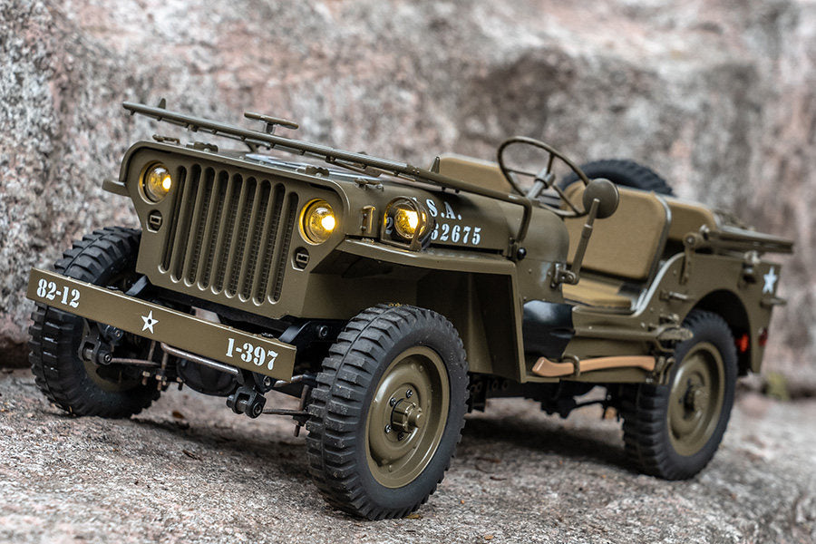 FMS FMMROC009RTR 1/12 RTR MB Scaler Military Buggy