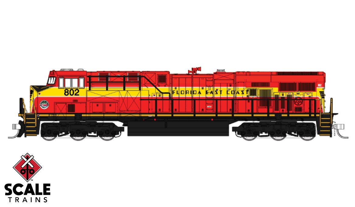 Fox Valley Models 10035 N Scale ES44C4 Florida East Coast FEC 821