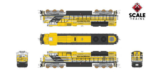 Fox Valley Models 10161 N Scale EMD SD70ACe Demonstrator EMDX 1201