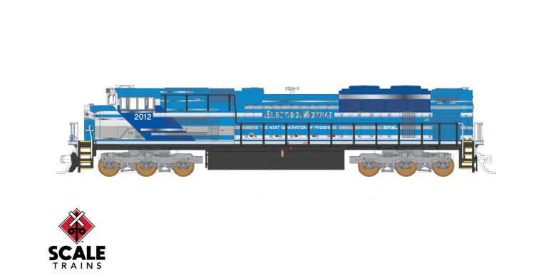 Fox Valley Models 10163 N Scale EMD SD70ACe Demonstrator EMDX 2012
