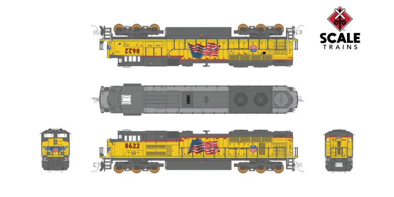 Fox Valley Models 10189 N Scale EMD SD70ACe Union Pacific UP 8665