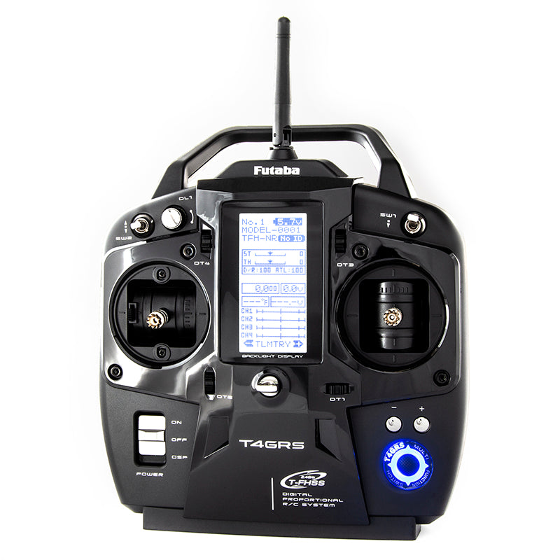 Futaba 01004366-3 4GRS 4CH 2.4GHz T-FHSS Surface Radio System with R304SB Receiver