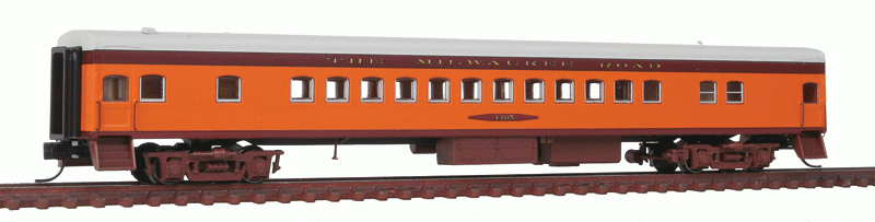 Fox Valley Models 40042 N Scale Milwaukee Road Streamlined Coach MILW #4405