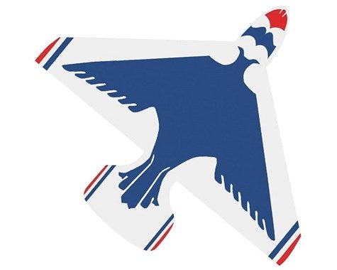 Gayla 1337 40"x35" Thunderbirds Jet Plane Nylon Kite
