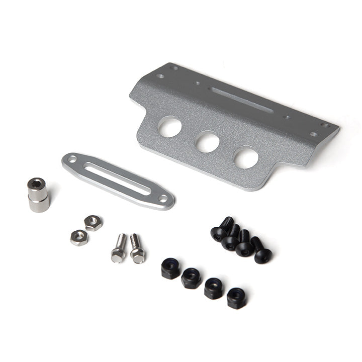 Gmade 30009 Front Tube Bumper for GS01 with Silver Skid Plate