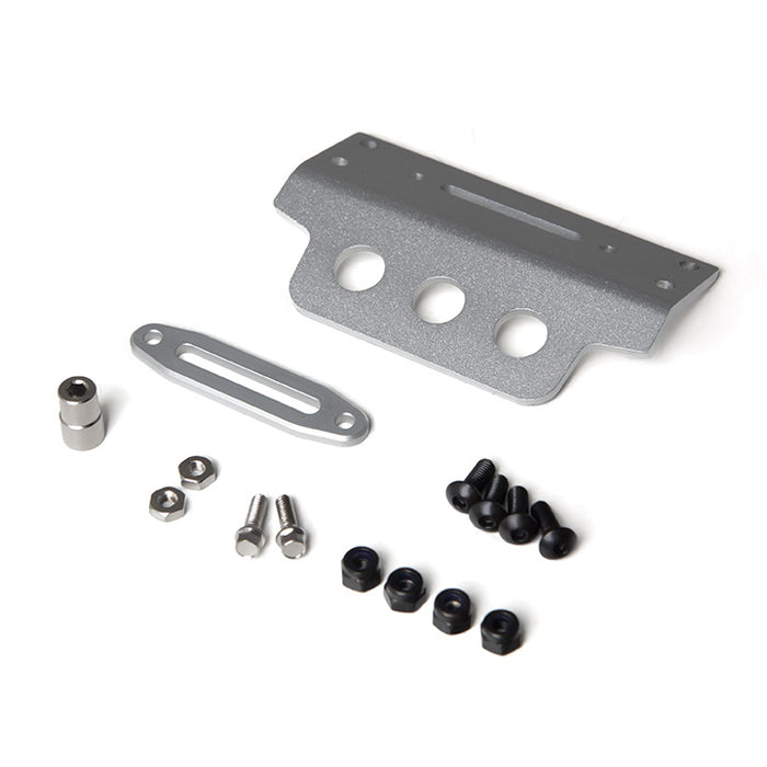 Gmade 30009 Front Tube Bumper for GS01 with Silver Skid Plate