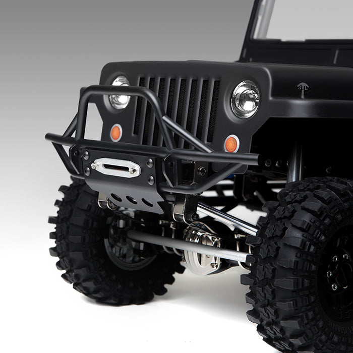 Gmade 30010 Front Tube Bumper for GS01 with Black Skid Plate
