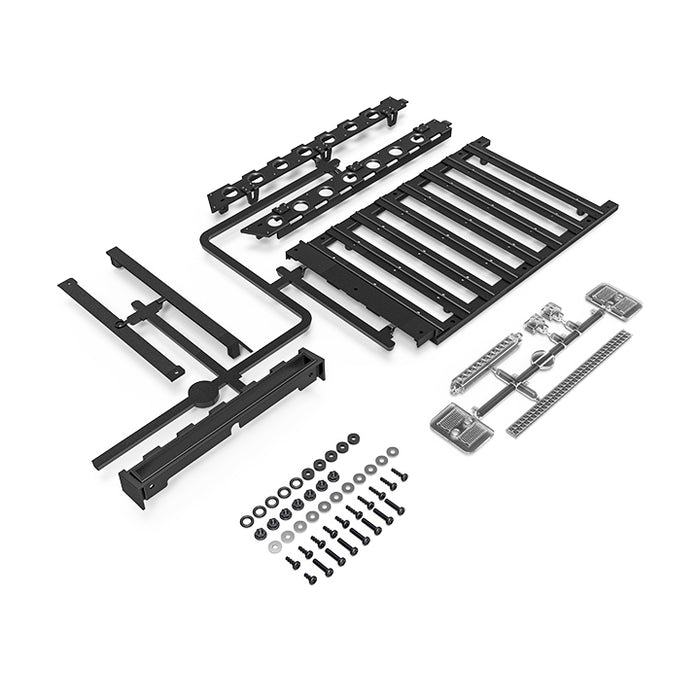 GMade 60227 Off-Road Roof Rack and LED Light Bar Set for Buffalo Crawler