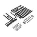 GMade 60227 Off-Road Roof Rack and LED Light Bar Set for Buffalo Crawler