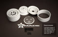 Gmade 70106 1.9" VR01 Beadlock Wheels White 2 Pack