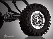 Gmade 70106 1.9" VR01 Beadlock Wheels White 2 Pack