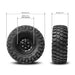 Gmade 70244 1.9 MT1902 Off-Road Tires for 1/10 Crawler 2 Pack