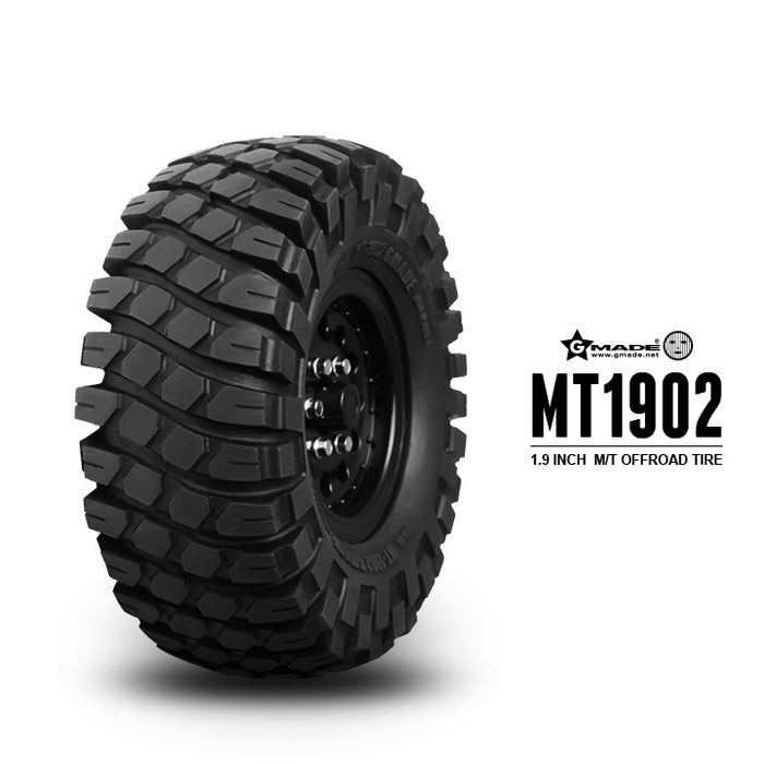 Gmade 70244 1.9 MT1902 Off-Road Tires for 1/10 Crawler 2 Pack