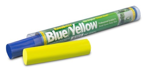 Green Stuff Putty (60) Kneadtite Blue/Yellow 2 Part Epoxy Putty Bars 3.52oz