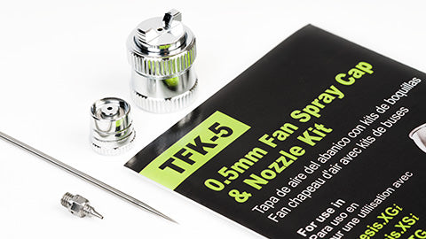 Grex TFK-5 0.5mm Fan Spray Cap & Nozzel Kit