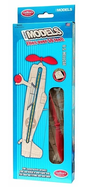 Guillows 4503 US Hellcat Fighter Mini Laser Cut Airplane Kit