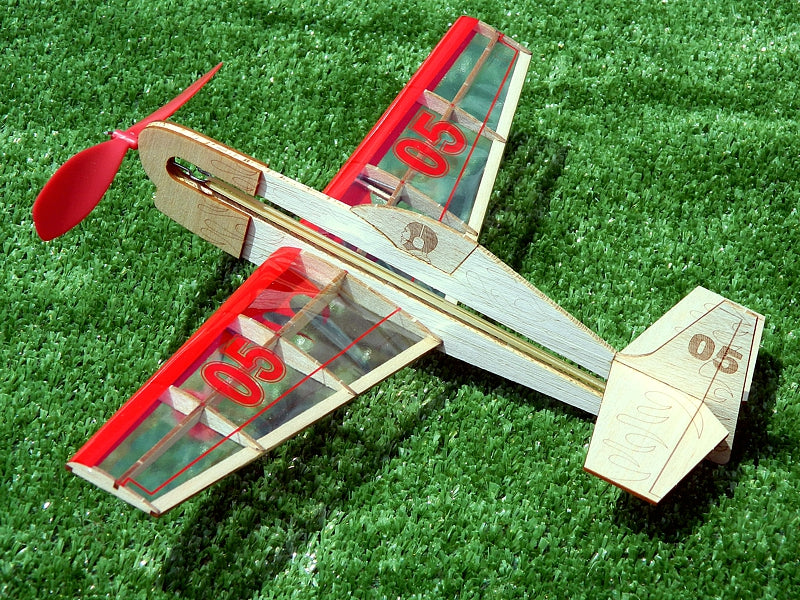 Guillows 4505 Stunt Flyer Mini Laser Cut Jet Airplane Kit
