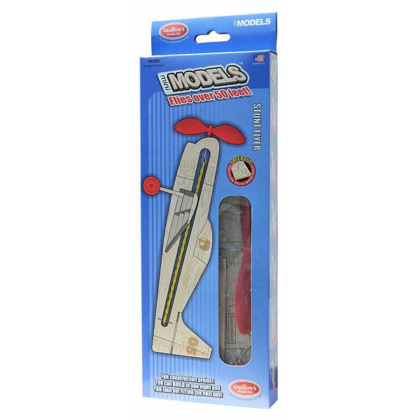 Guillows 4505 Stunt Flyer Mini Laser Cut Jet Airplane Kit