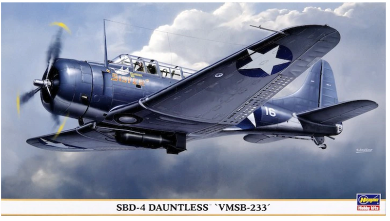 Hasegawa 09835 1/48 SBD-4 Dauntless 'VMSB-233' NOS