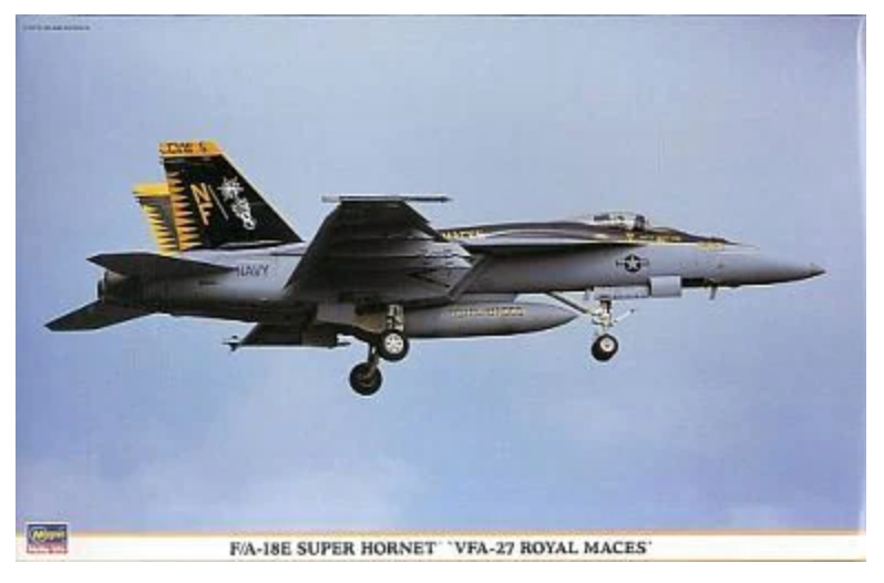 Hasegawa 09877 1/48 F/A-18E Super Hornet 'VFA-27 Royal Maces' NOS