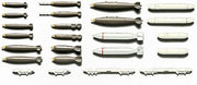 Hasegawa 35001 1/72 Weapons I - US Bombs & Rocket Launchers - NOS