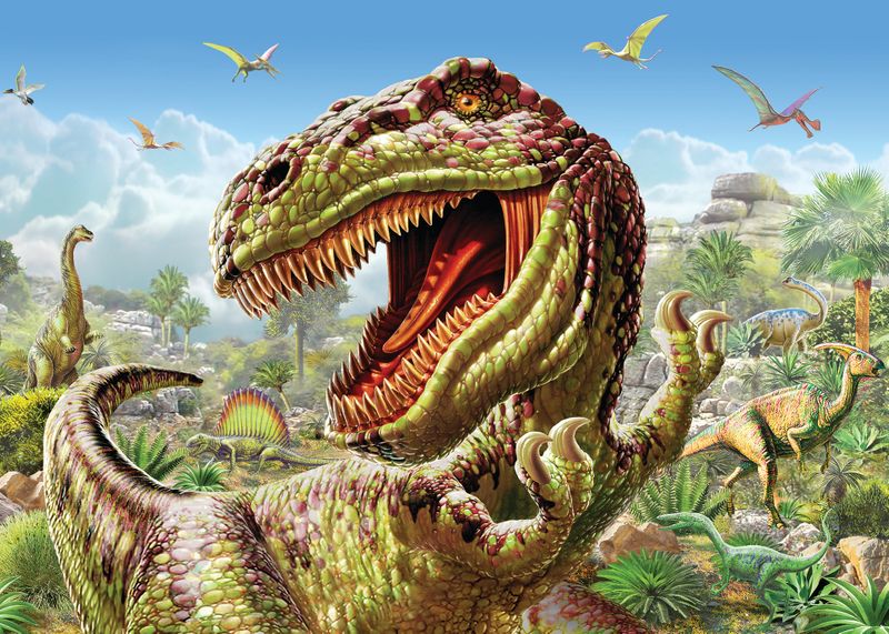 Heidi Art 4514 T-Rex 100 Piece Jigsaw Puzzle