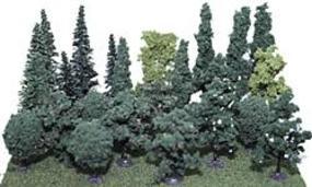 Heki Mini Forrest 304 Assorted 3" to 5" Trees 24 Pack