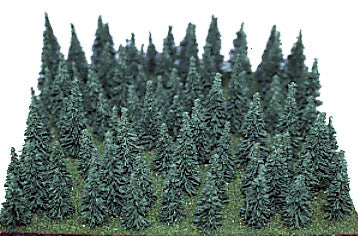 Heki Mini Forrest 309 1.5" to 3" Pine Trees 100 Pack