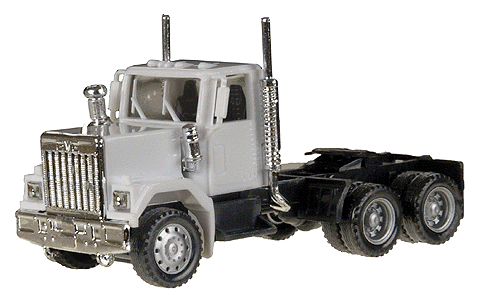 Herpa 15234 HO Scale GMC General Conventional Tractor White