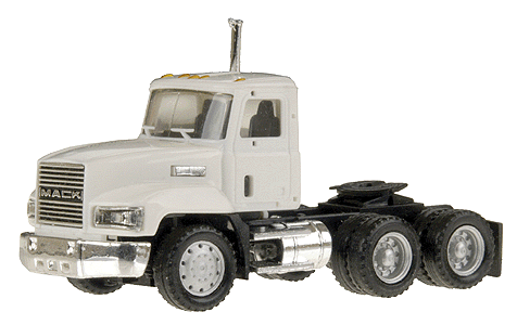 Herpa 15263 HO Scale Mack CH 603 Conventional Tractor White