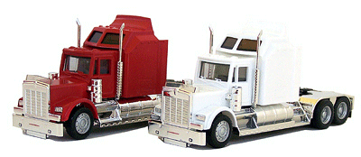Herpa 35234 HO Scale Kenworth W900 Tractor with Extra Large Sleeper White