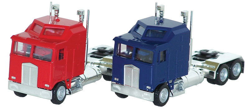 Herpa 35260 HO Scale Kenworth K100 Cab Over Tractor with Long Chassis Various Colors